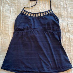 Navy tankini top from Target brand Mossimo